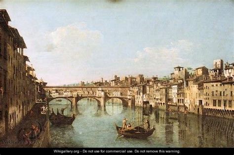 description of canalettos ponte vecchio.